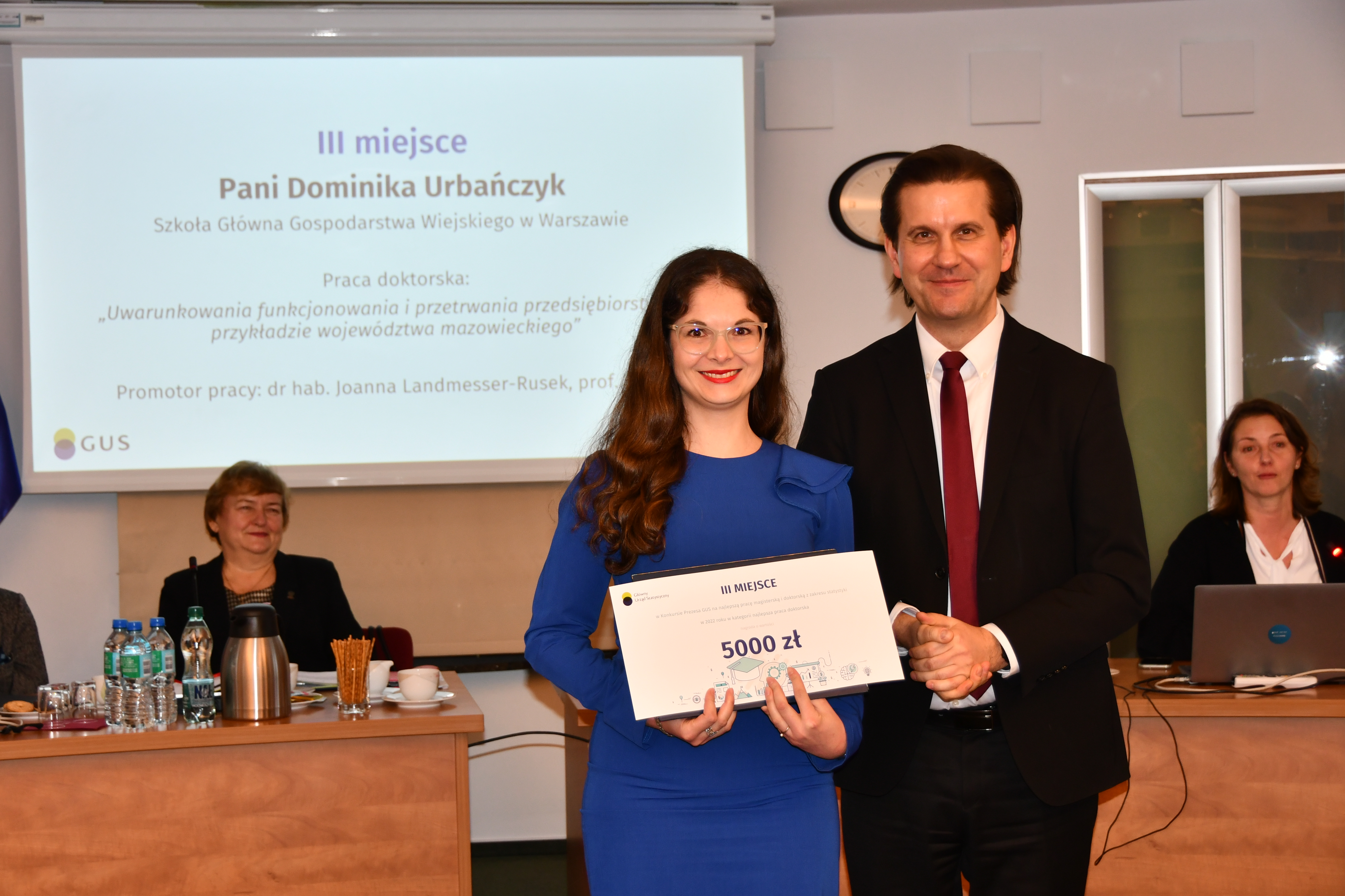 III miejsce w kategorii: najlepsza praca doktorska - Pani Dominika Urbańczyk